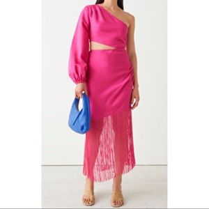 & OTHER STORIES ~One Shoulder Fringe Dress (NWT)